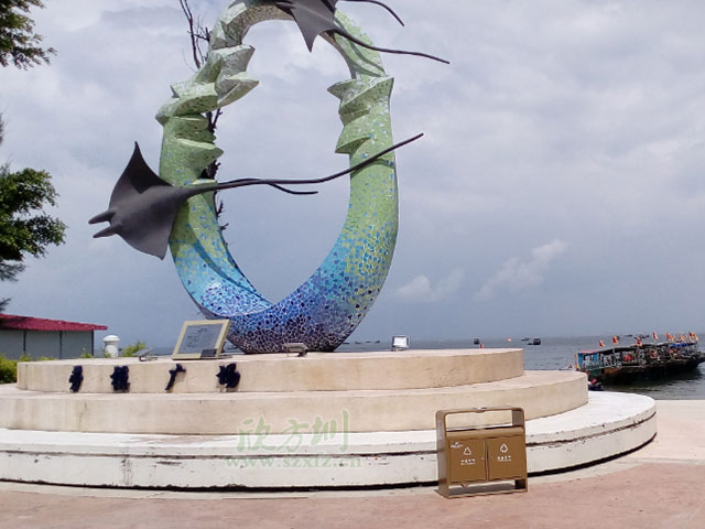 戶外鋼制分類(lèi)垃圾桶