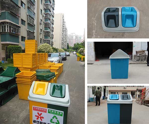 采購玻璃鋼戶外垃圾桶，認(rèn)準(zhǔn)欣方圳垃圾桶廠家