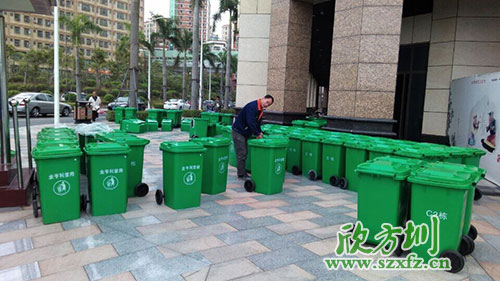 欣方圳塑料環(huán)保垃圾桶，天津市場銷量倍增